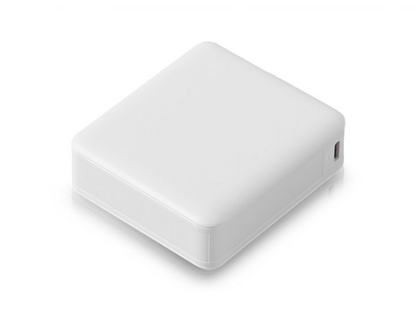 Аккумулятор внешний Evolt Brick 10 с быстрой зарядкой QC/PD, 10000 мАч, белый (392316)