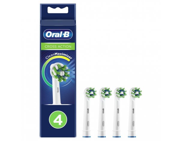 Насадки для зубных щеток Oral-B CrossAction EB50BR 4 шт
