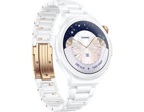 Смарт-часы Huawei Watch 6 Pro 43 мм белая керамика (55020KDA)