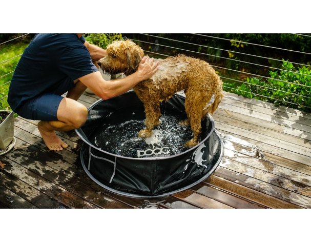 Бассейн для собак Doog, черный, L, 122х122х30 см RA-325557