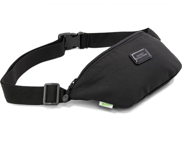 Bag belt universal waterproof Brand Charger Bumble made of recycled plastic, 30x12.5x7 cm, black (833120)