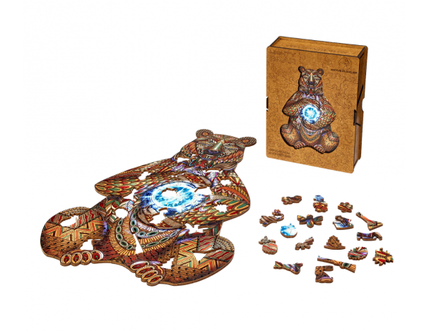 Пазл деревянный Active Puzzles Могучий медведь