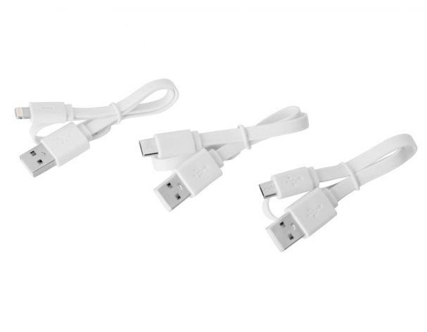External battery Evolt Mini-5, 5000 mAh, white (392206)