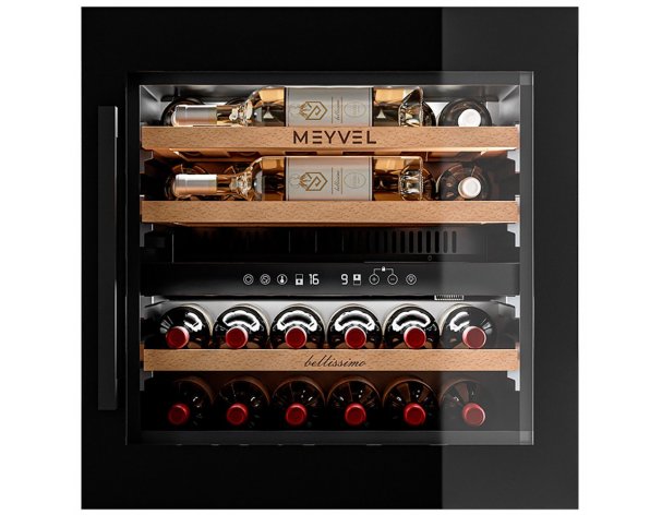 Шкаф винный встраиваемый Meyvel MV26PRO-KBB2