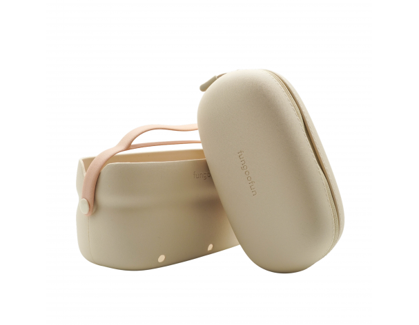 Double Cosmetic Bag Fangoofun, Beige (F531)