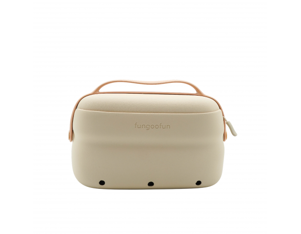 Double Cosmetic Bag Fangoofun, Beige (F531)