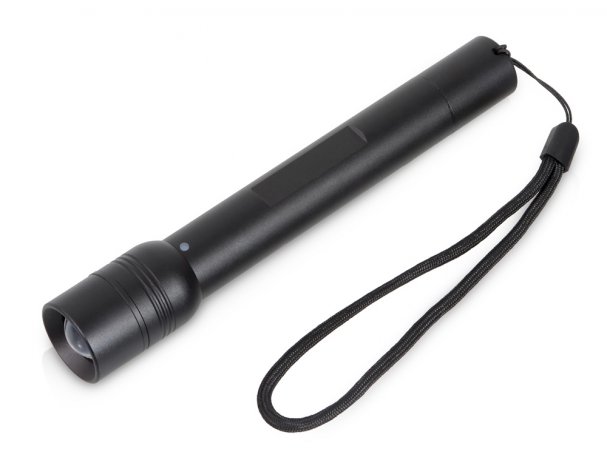 Фонарь Roq Wand на батарейках с регулируемым фокусом, IPX7, 250 Лм, черный (797321)