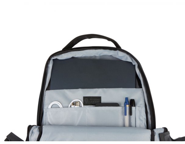Рюкзак для ноутбука Voyager Sofit из экокожи, черный (935717)