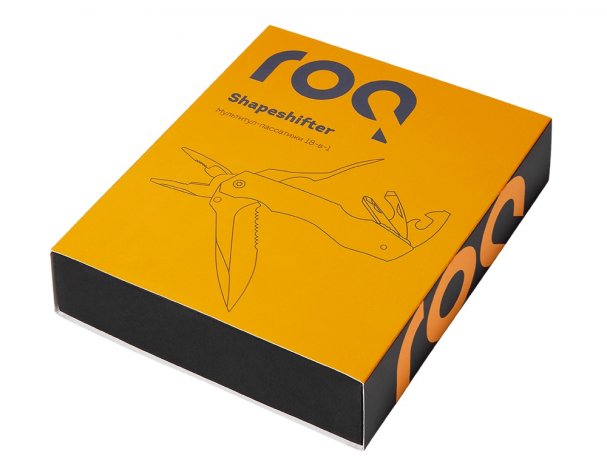 Мультитул универсальный с битами Roq в подарочной упаковке с окном Шэйп , черный (497937)