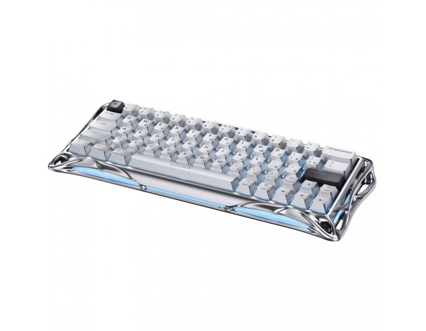 Keyboard GravaStar Mercury V60Pro XTAL SLV RU,silver