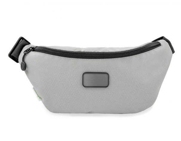 Bag belt Brand Charger Bumble universal waterproof made of recycled plastic, grey (936088)