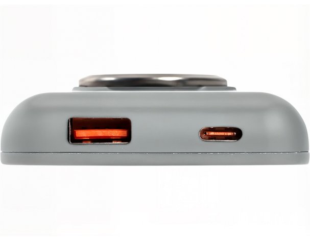 Battery external wireless magnetic Qjet MagnetIQ, 5000 mah, 10 W, grey (590970)