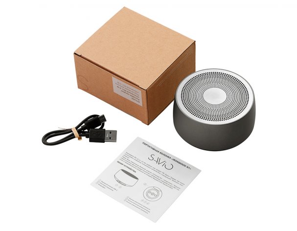 Speaker portable Savio Ironwood N, 5 W, dark grey (871109)