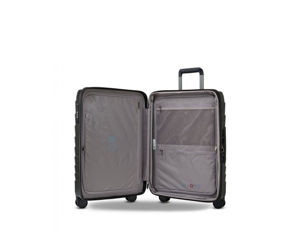 Suitcase Echolac Exo, 52x75x30 cm, black (1124TS295199280)