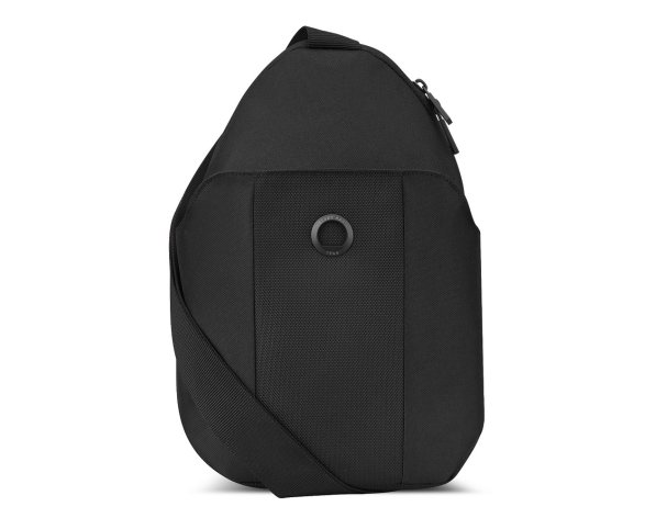 Сумка плечевая Delsey Picpus, 10x32x22 см, черный (00335410200)