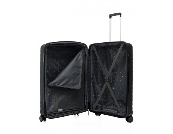 Чемодан Conwood Verto 51x76x30 см, черный (CD-PPT033-TL-BLK)