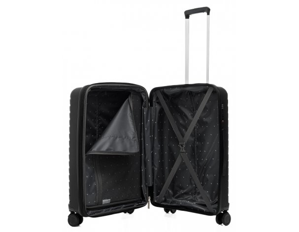 Чемодан Conwood Verto 45x66x26 см, черный (CD-PPT033-TM-BLK)