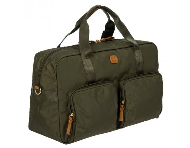 Сумка дорожная Bric's X-Collection 46x24x22 см, оливковый (BXL42192.078)