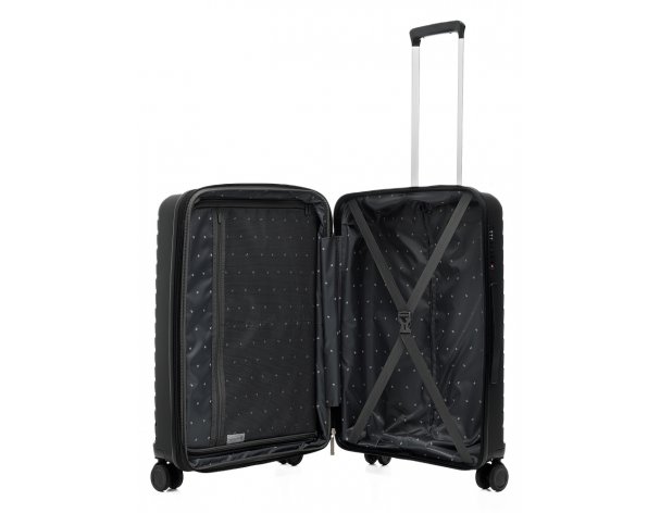 Чемодан Conwood Verto 45x66x26 см, черный (CD-PPT033-TM-BLK)
