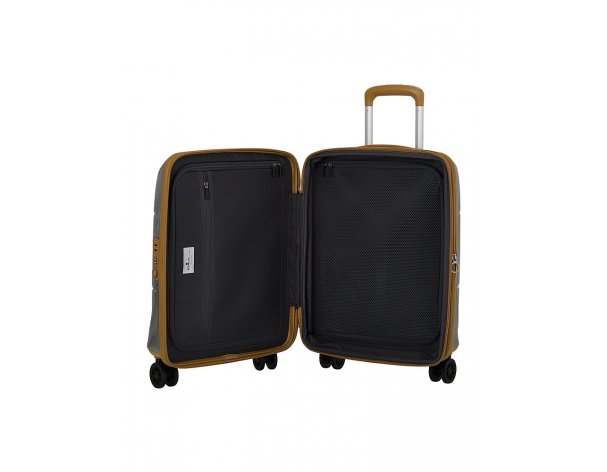 Suitcase  Echolac Atlas Pro 4-wheel, 40x55x23 cm, silver (1124TS080919200)