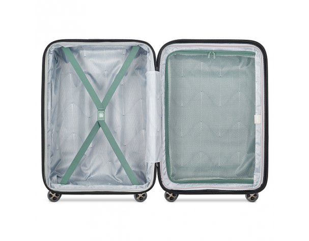 Suitcase with weight indicator Delsey Shadow 5.0 , 44x66x29.5 cm, green (00287881103)