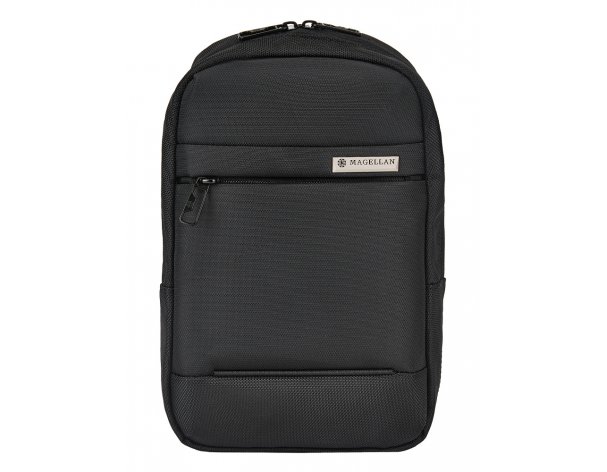 Men's backpack Magellan Discovery, 18x29.5x9.5 cm, black (MAGDISSLBLAM)