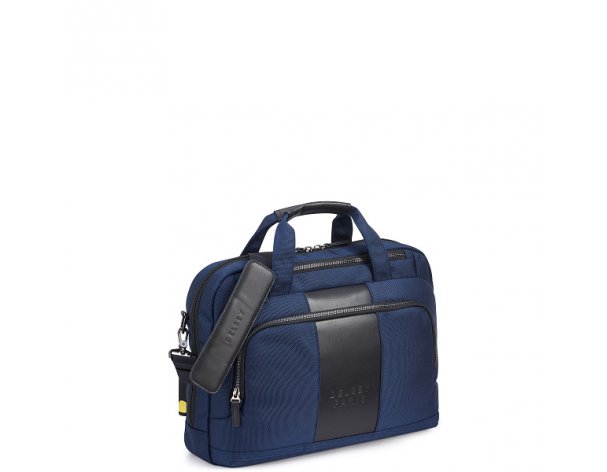 Laptop bag Delsey Wagram, 41x30x12.5 cm, blue (00119916002)