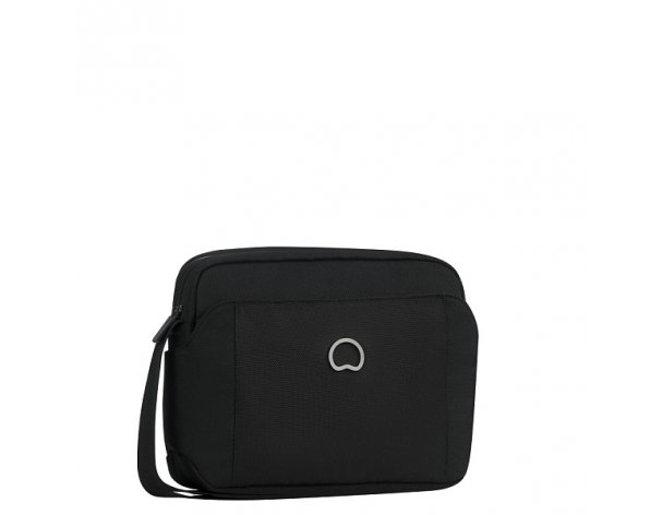 Women's shoulder bag Delsey Picpus 30x23x8 cm, black (00335411100)