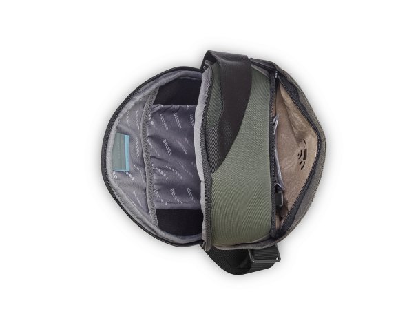 Сумка плечевая Delsey Picpus, 10x32x21.5 см, зеленый (00335410203)