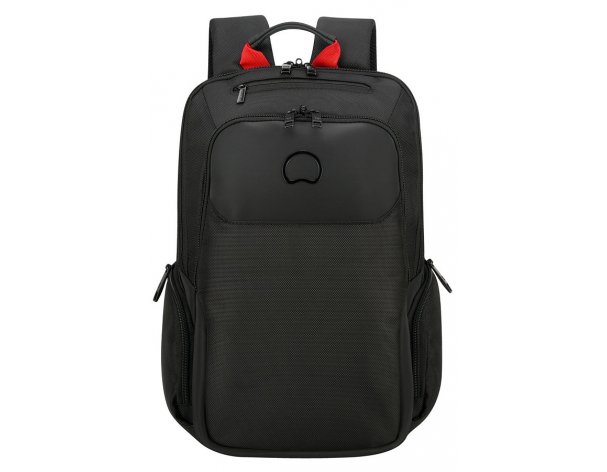 Laptop Backpack Delsey Parvis Plus, 39x28x14 cm, black (00394460200)