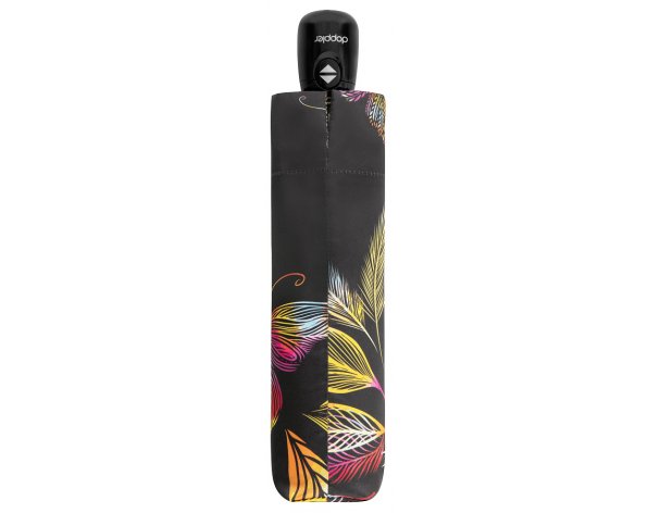 Umbrella automatic Doppler Fiber Automatic 5x5x29 cm, black/butterfly (746165SF)