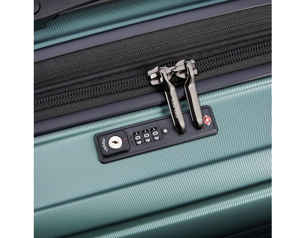 Suitcase with weight indicator Delsey Shadow 5.0 , 44x66x29.5 cm, green (00287881103)