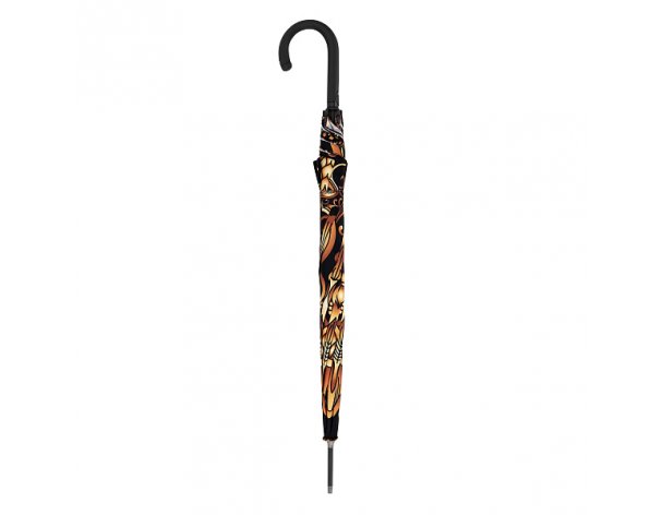 Umbrella-cane Doppler Fiber Flex Automatic 3x3x88 cm, stained glass, beige-brown (740765SWI)