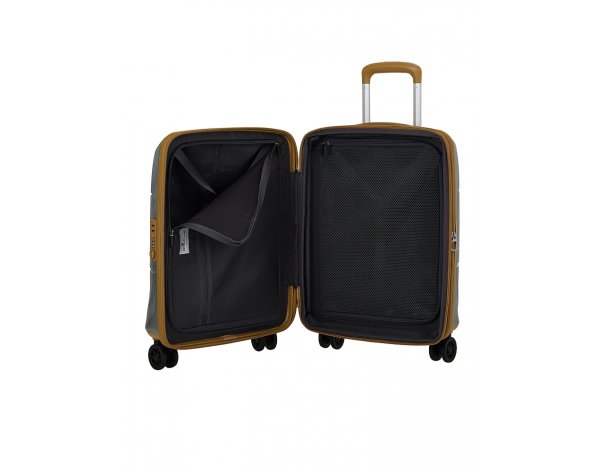 Suitcase  Echolac Atlas Pro 4-wheel, 40x55x23 cm, silver (1124TS080919200)