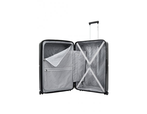 Suitcase Magellan Santiago 52x76x34 cm, black (VOCIERMAG4BLKL)