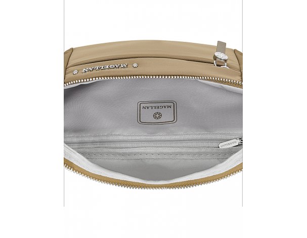 Women's waist bag Magellan O Basic Range, beige (MAGOBWBTAU)