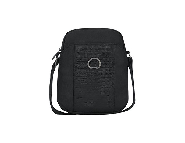 Men's shoulder bag Delsey Picpus, 24x19x6 cm, black (00335410800)