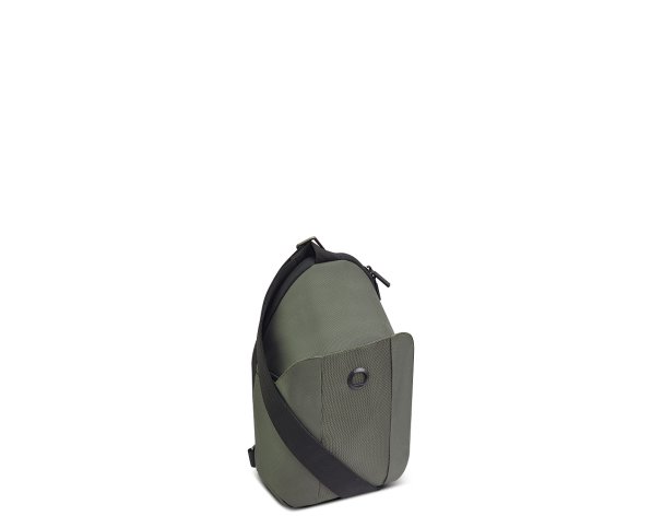 Сумка плечевая Delsey Picpus, 10x32x21.5 см, зеленый (00335410203)