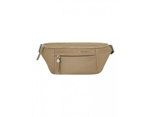 Women's waist bag Magellan O Basic Range, beige (MAGOBWBTAU)