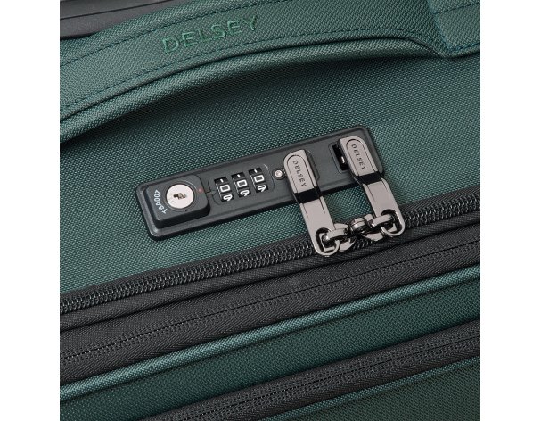 Чемодан Delsey Dita 40x55x21см, зеленый (00342180303M9)
