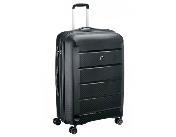 Suitcase Delsey Binalong 4-wheel, 53x75x30 cm, black (00310182100)