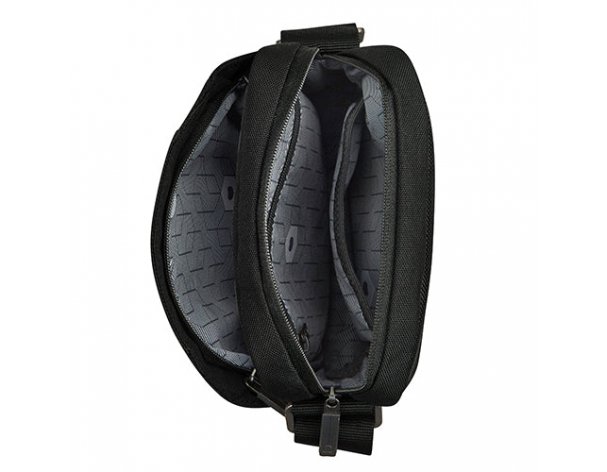Men's shoulder bag Delsey Picpus, 24x19x6 cm, black (00335410800)