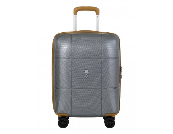 Suitcase  Echolac Atlas Pro 4-wheel, 40x55x23 cm, silver (1124TS080919200)