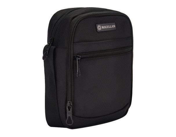 Men's shoulder bag Magellan T Range, 19x24x8 cm, black (MAGTRNGSHBAGBLK)