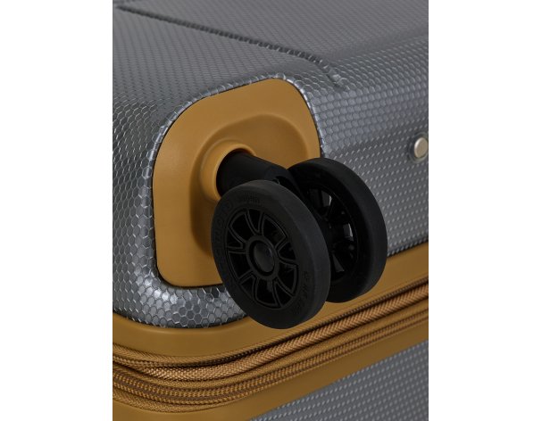 Suitcase  Echolac Atlas Pro 4-wheel, 40x55x23 cm, silver (1124TS080919200)