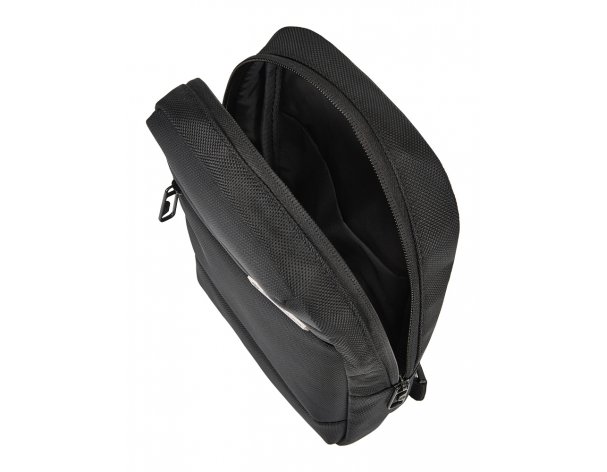 Men's backpack Magellan Discovery, 18x29.5x9.5 cm, black (MAGDISSLBLAM)