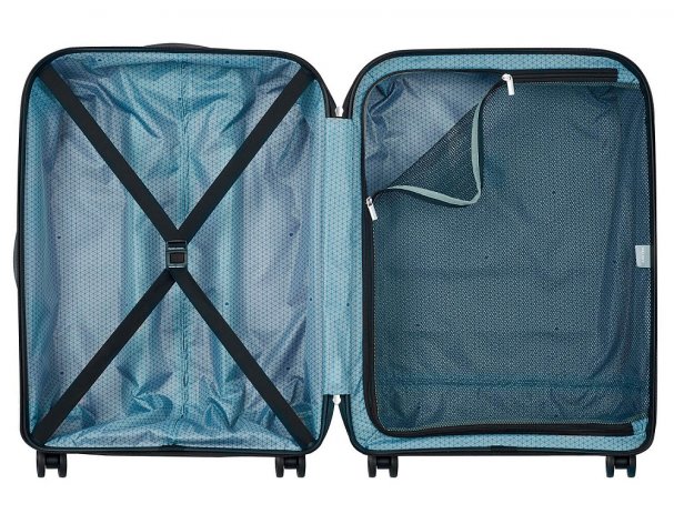 Suitcase Delsey Binalong 4-wheel, 53x75x30 cm, black (00310182100)