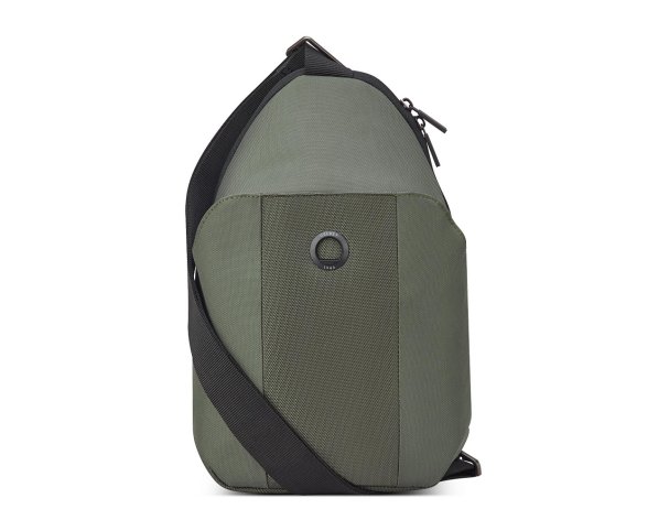 Сумка плечевая Delsey Picpus, 10x32x21.5 см, зеленый (00335410203)