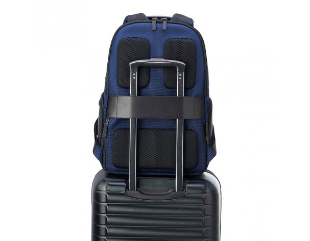 Laptop Backpack Delsey Wagram, 32.5x46x21.5 cm, blue (00119961002)