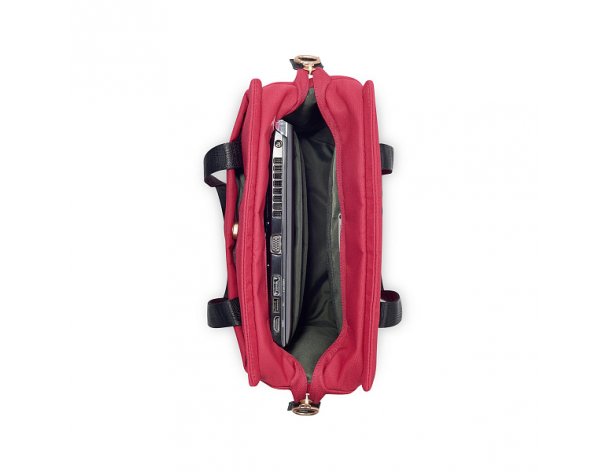 Laptop bag Delsey Securstyle, 30x40x12 cm, red (00202135009)